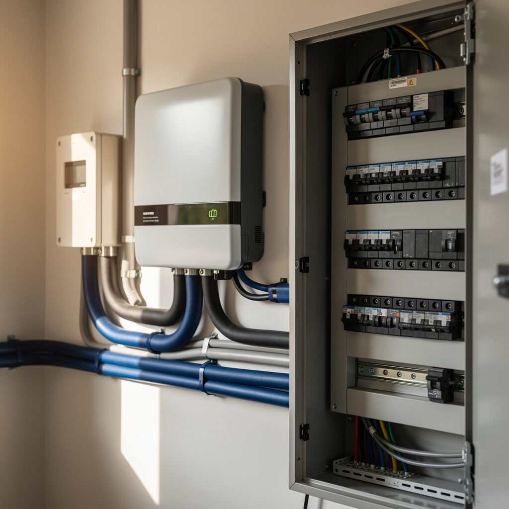 Integration in Hauselektronik – Bechtold Solar-Technik GmbH